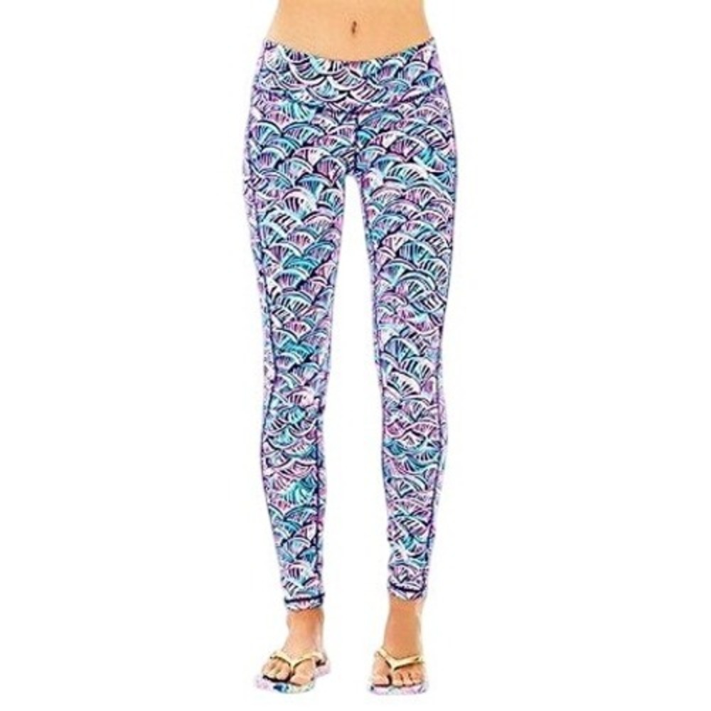 Womens Upf 50+ Luxletic 26" Weekender Legging In Bright Navy Neptunes Net small